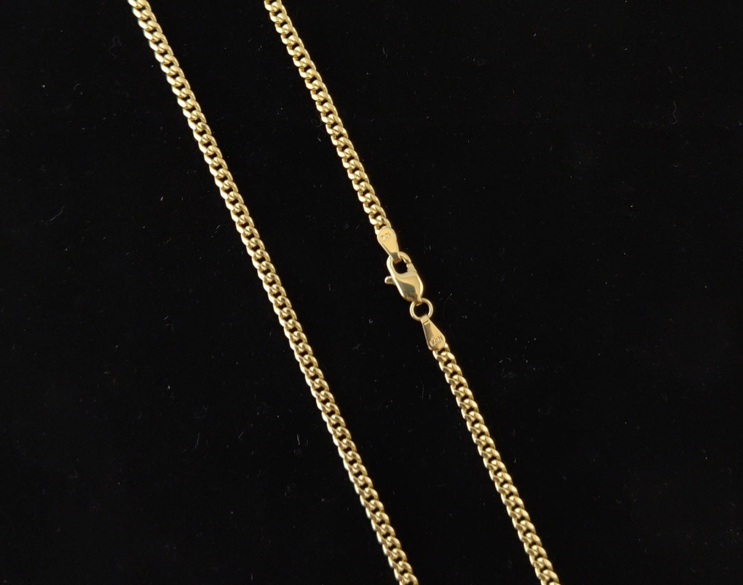 Yellow Gold Miami Cuban Chain Necklace and Bracelet 3mm Real 10K Yellow Gold, Man Gold Chain,Ladies Gold Chain, 10k Gold Chain