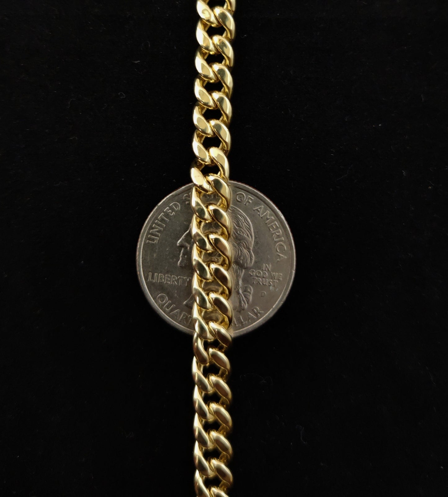 10k Yellow Gold 6.2mm Miami Cuban Bracelet Box Clasp Lock, Real 10K Yellow Gold,Miami Cuban Chain, 10k Real Gold Miami Cuban Bracelet