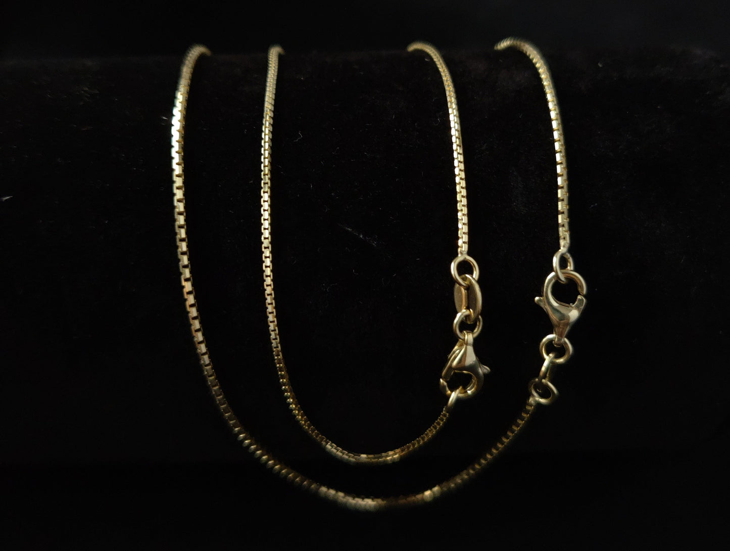 14K Solid Gold Box Chain Necklace,14K Real Gold Necklace, Women, Real Solid Gold 14k Necklace,Delicate Dainty Layered Necklace
