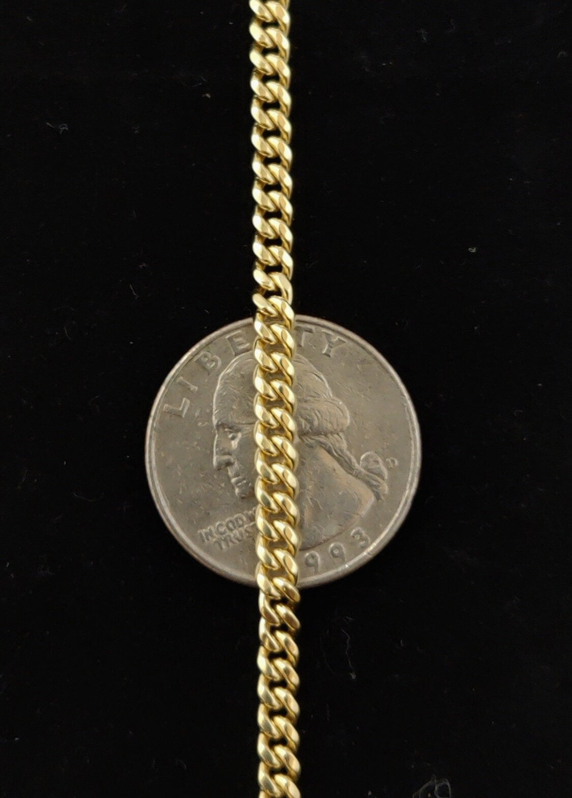 10k Real Gold Miami Cuban Link Chain Necklace and Bracelet 3.8 mm Real 10K Yellow Gold, Man Gold Chain,Ladies Gold Chain, 10k Gold Chain