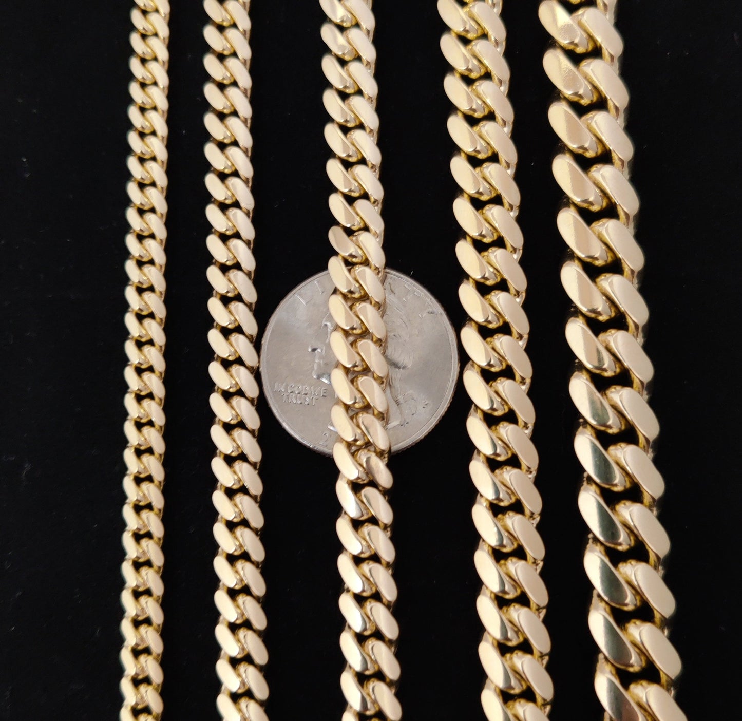 14K SOLID Gold 3mm-10mm Miami Cuban Chain Bracelet, Box Clasp Lock, Heavy Real 14K Yellow Gold,14k Bracelet, 14k gold Miami cuban Bracelet