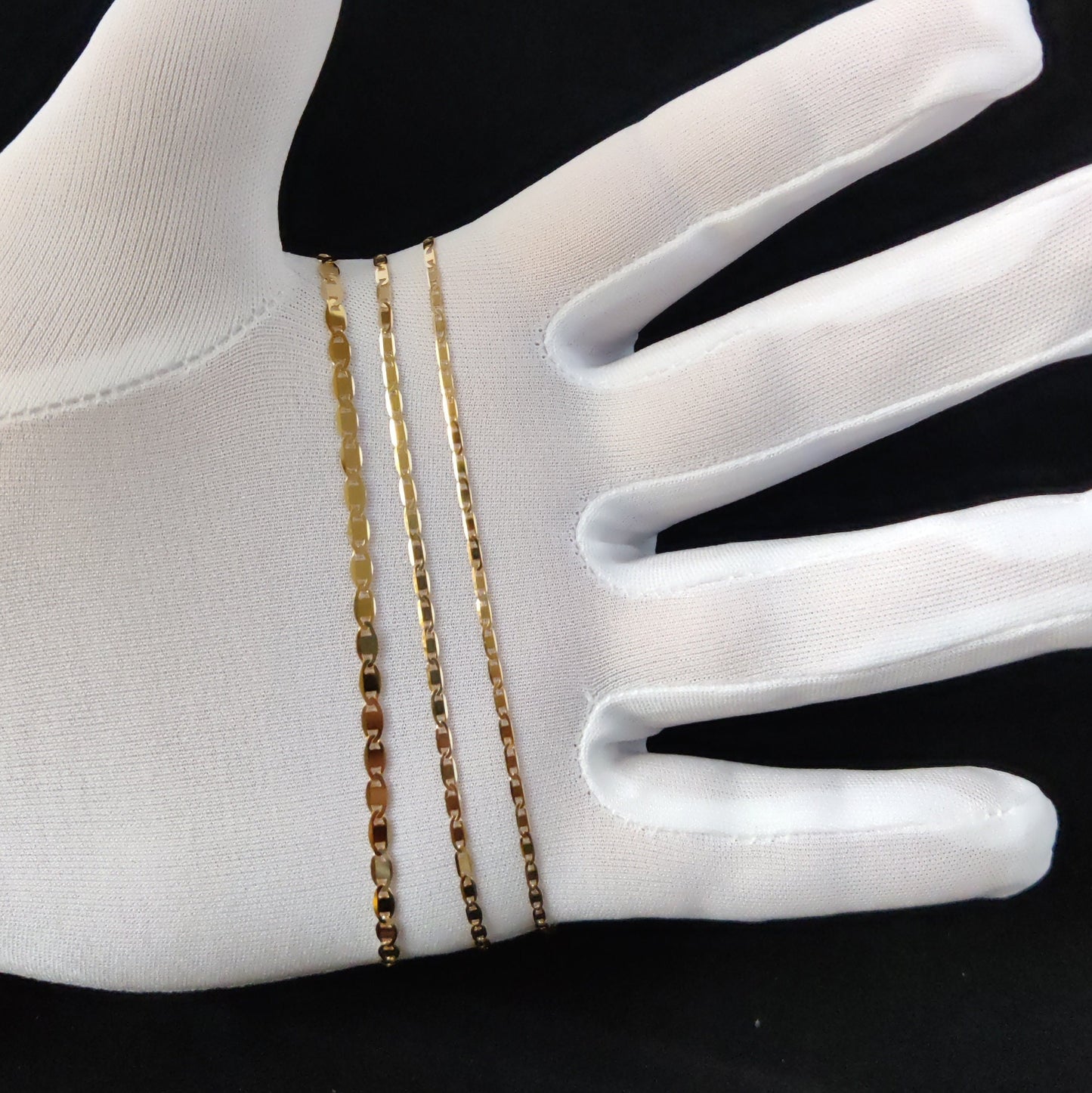 SOLID 10k Real Gold Mariner Anchor Link Chain Necklace, Solid 10K Yellow Gold, Woman Chain, Gold Chain Necklace, 10k Solid Valentino Chain