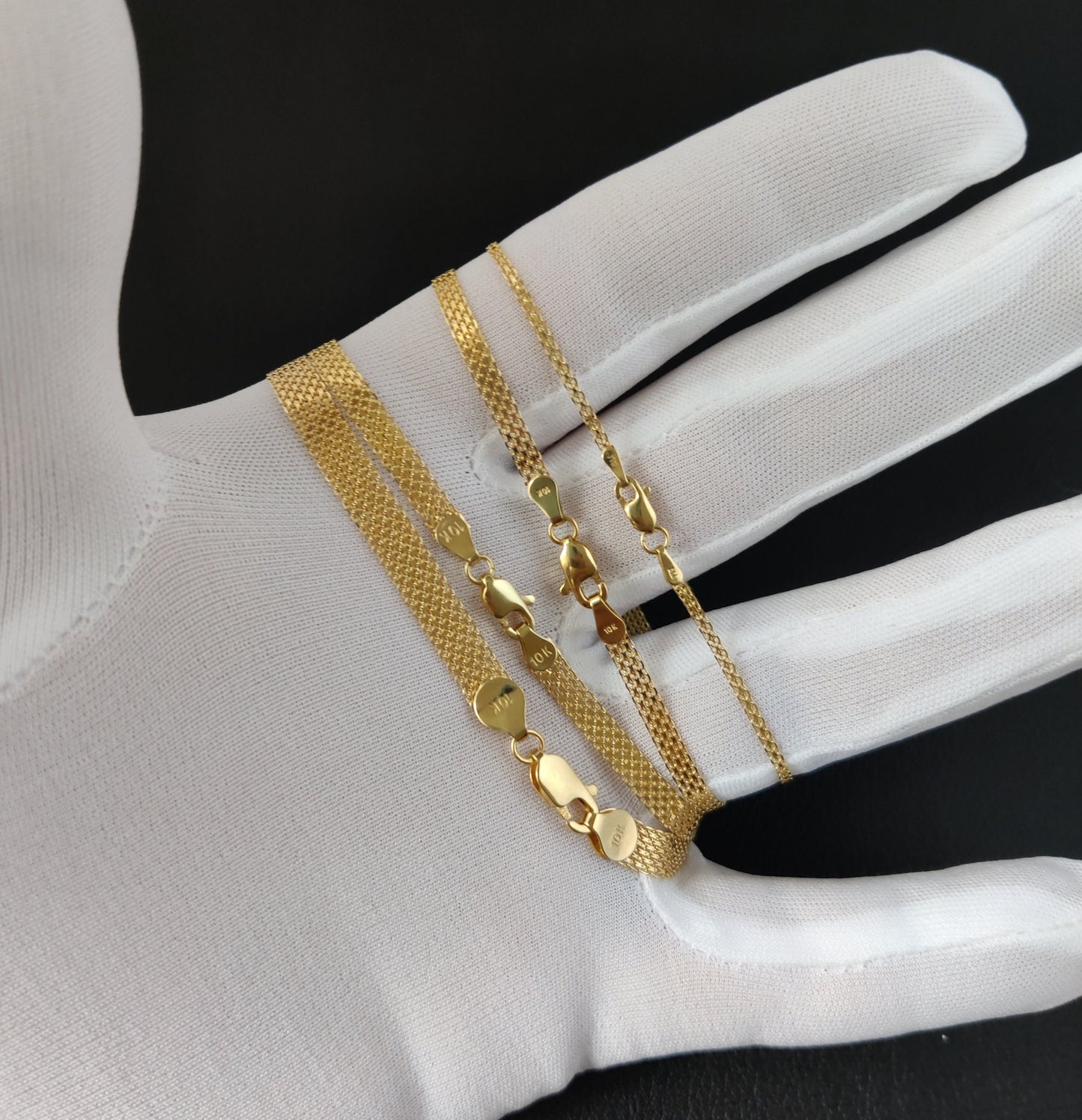 10K Real Solid Gold Bismarck Chain Bracelet, Bismark Bracelet, 10k Gold Bizmark Bracelet, 10k Gold Bracelet, Solid Gold Bracelet