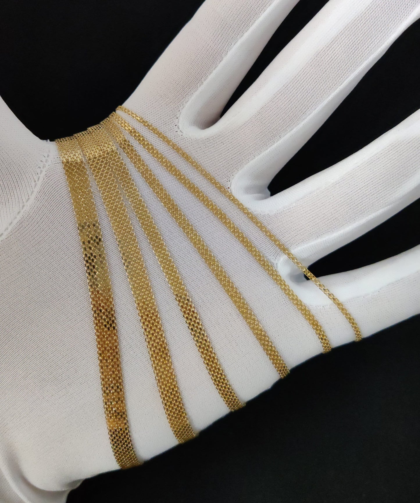 10K Real Solid Gold Bismarck Chain Necklace, Bismark Necklace, 10k gold Bizmark Necklace, Mothers Day Gift