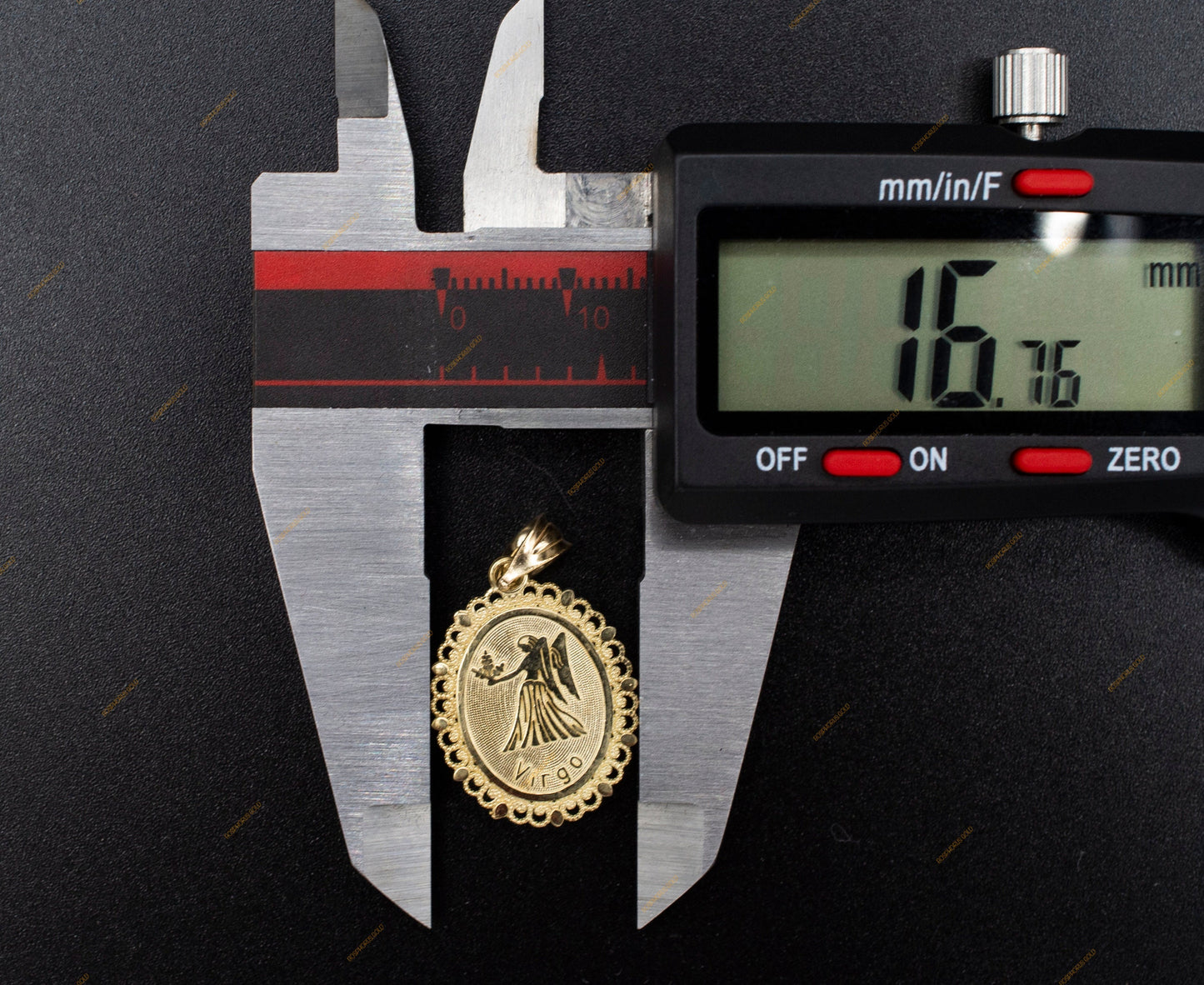10k Real Solid Gold Zodiac Necklace, with 10k 1.3mm Solid Gold Cable Chain Necklace , Zodiac Pendant, Zodiac Pendant gift