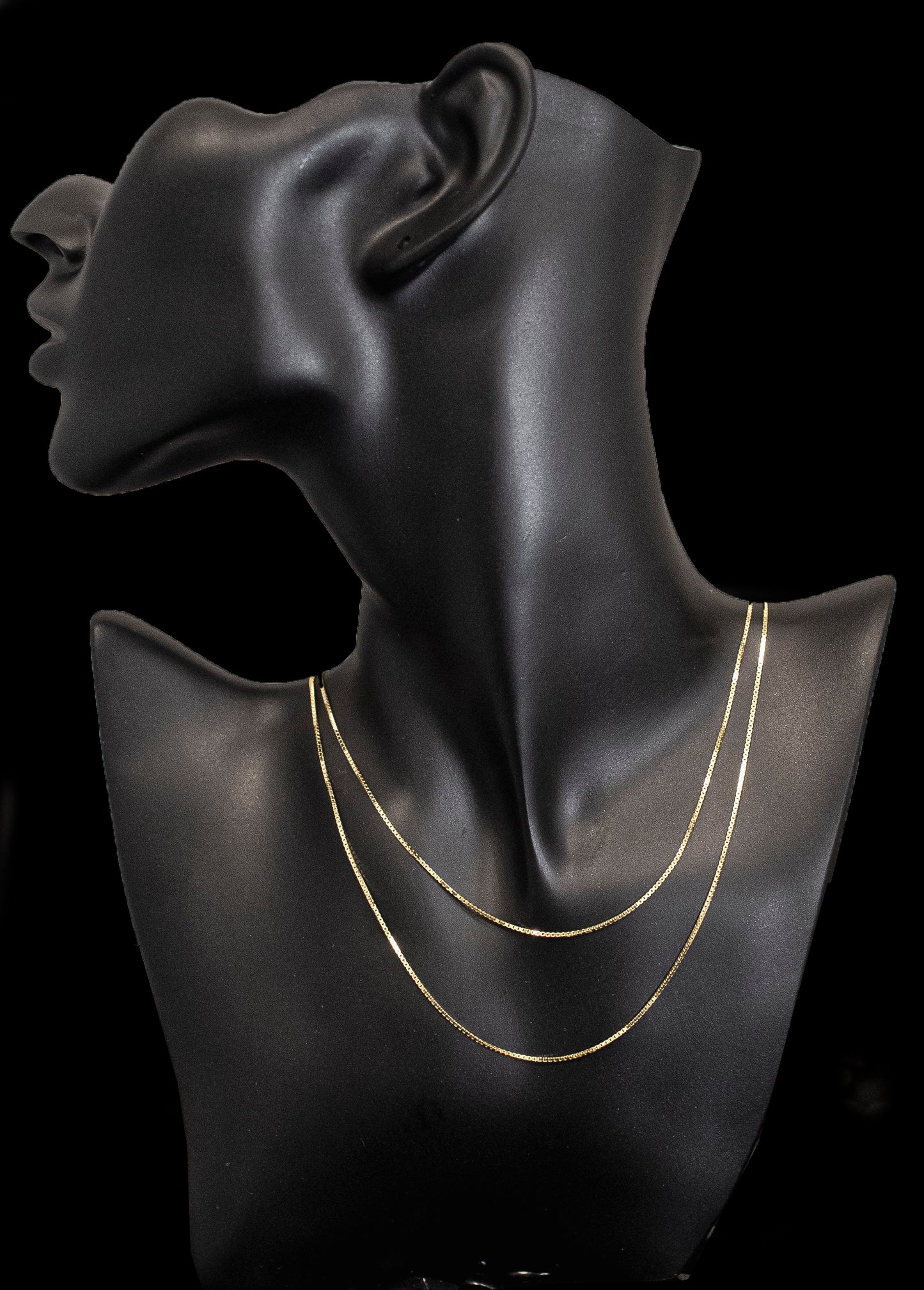 14K Solid Gold Box Chain Necklace,14K Real Gold Necklace, Women, Real Solid Gold 14k Necklace,Delicate Dainty Layered Necklace