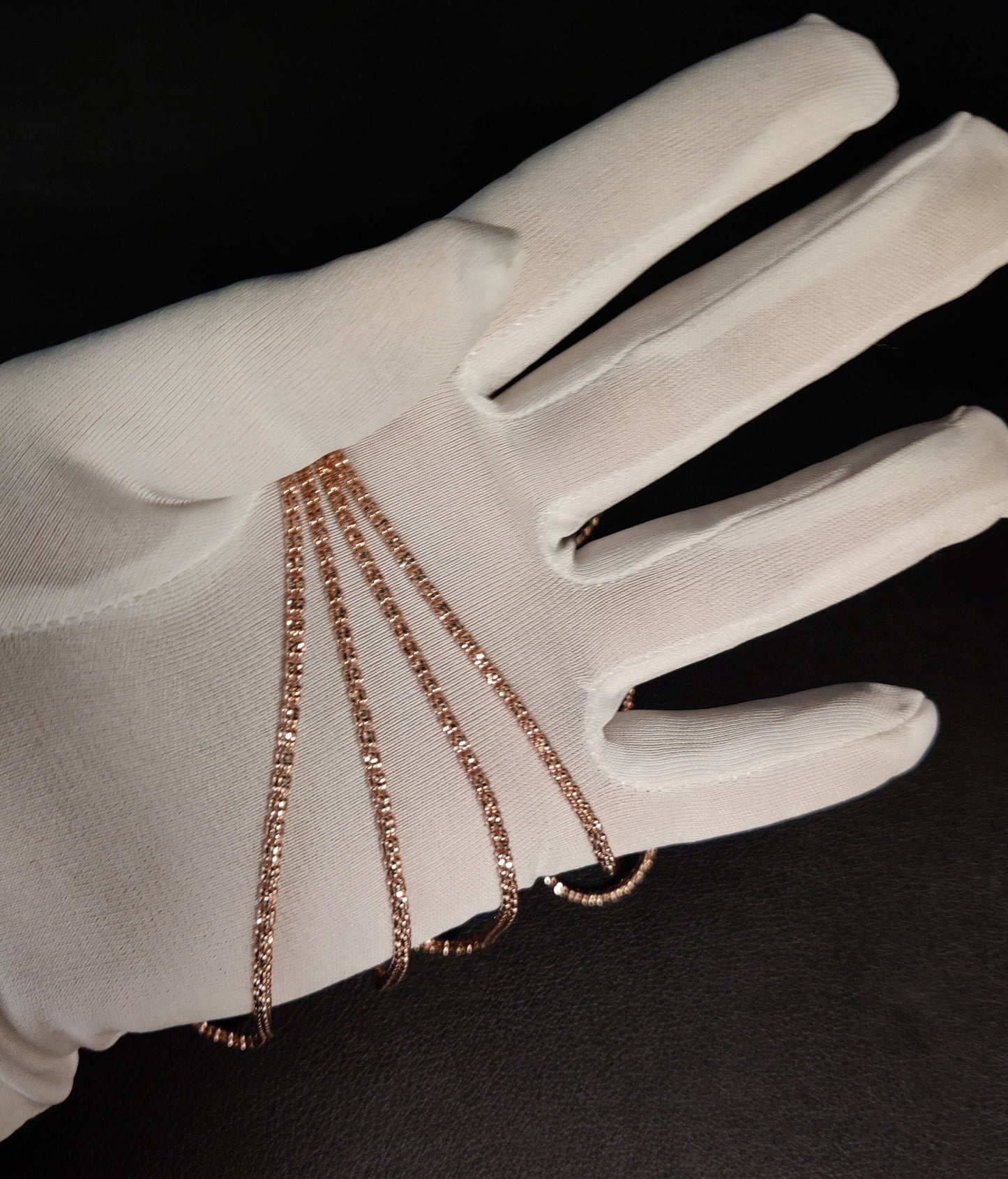 14k SOLID Real Gold Diamond Cut Ice Link Chain Necklace , 2.5mm Rose Gold Ice Chain,Rose Gold Chain, 14k Real Gold Cylinder Chain