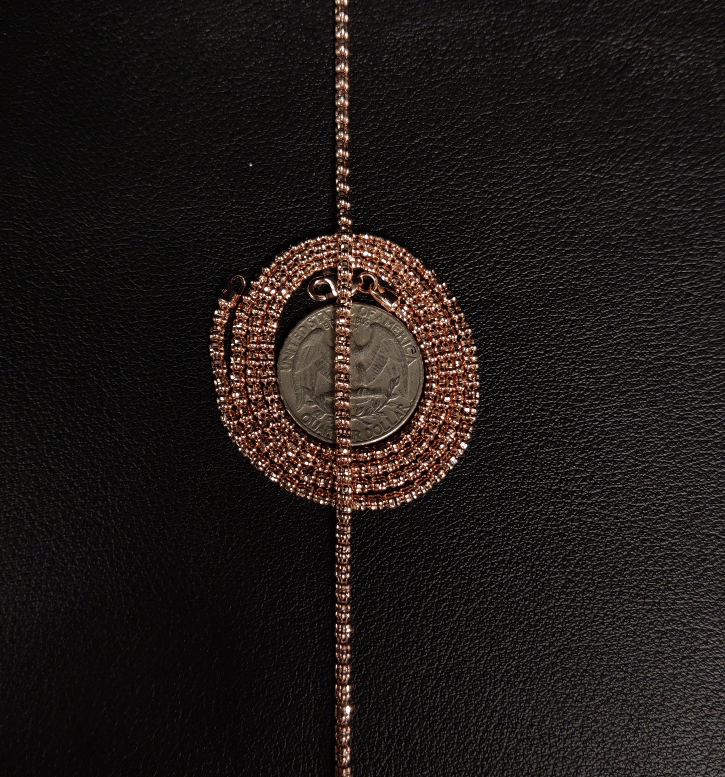 14k SOLID Real Gold Diamond Cut Ice Link Chain Necklace , 2.5mm Rose Gold Ice Chain,Rose Gold Chain, 14k Real Gold Cylinder Chain