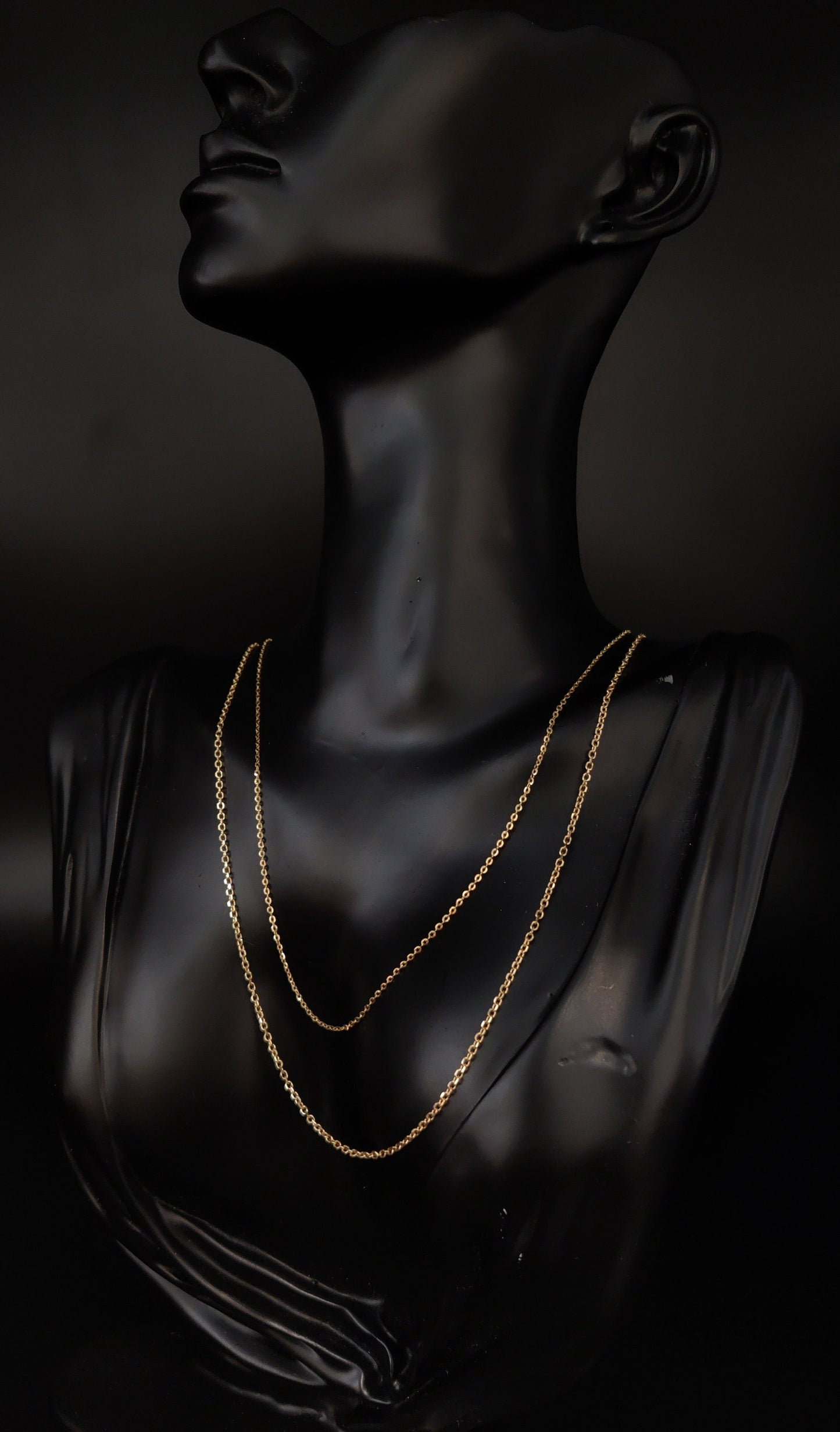 Solid 14K Yellow Gold Diamond Cut Cable Link Chain Necklace, Yellow Gold Rolo Cable Chain ,Men Women Gold Rolo Chain Real 14k Gold