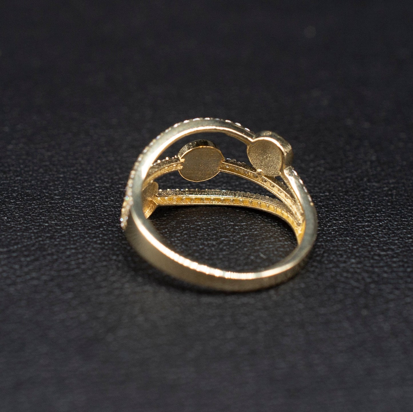 14k Real Solid Yellow Gold Triple Evil Eye Ring, 14k Solid Gold Women Dainty Ring, Evil Eye Gold Ring for Women,14k Evil Eye Gold Ring