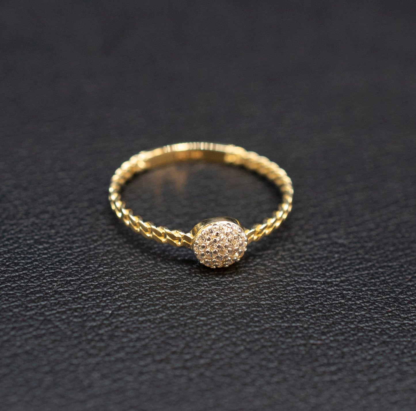 14k Real Solid Yellow Gold Bead Ball Ring, 14k Solid Gold Women Ring, Bad Ball Gemstone Gold Ring for Women, Gift, Gold Ring