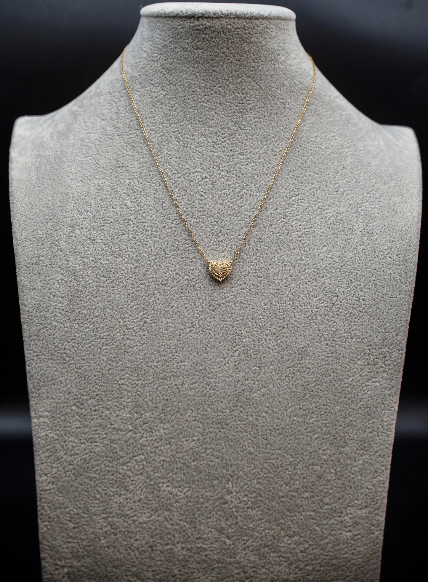 14k Solid Gold Natural Diamond Heart Necklace, 14K Gold Diamond Necklace , 14K Solid Gold Heart Necklace, 14k Real Diamond Women Necklace