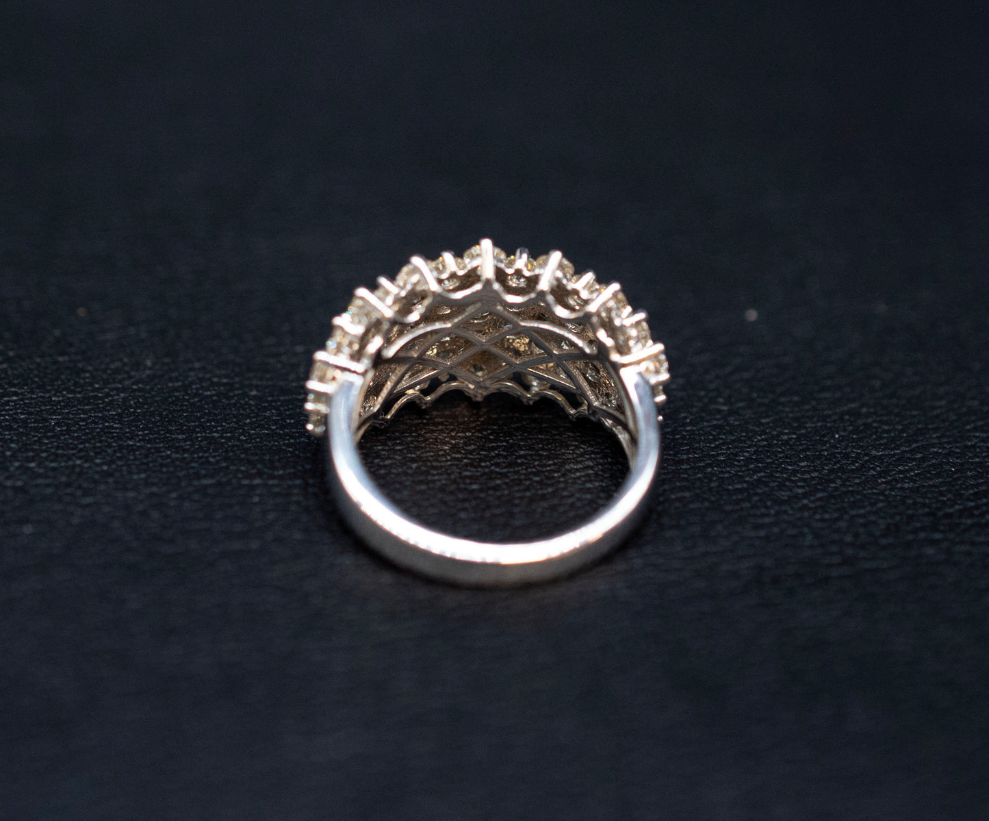 10k Solid White Gold Real Natural Diamond Ring , 10k Solid Gold 3 Carat Real Diamond Women Ring, 3 CT Real Diamond Woman Ring