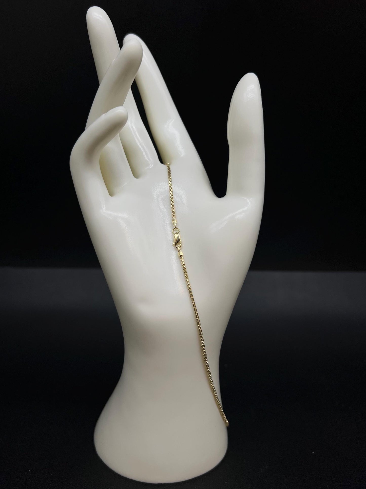 Solid 10K Real Gold Rolo Chain, 10k Diamond Cut Round Rolo Chain, 10k Rolo Necklace, 10k Chunky Round Box Chain, Women and Men Chain