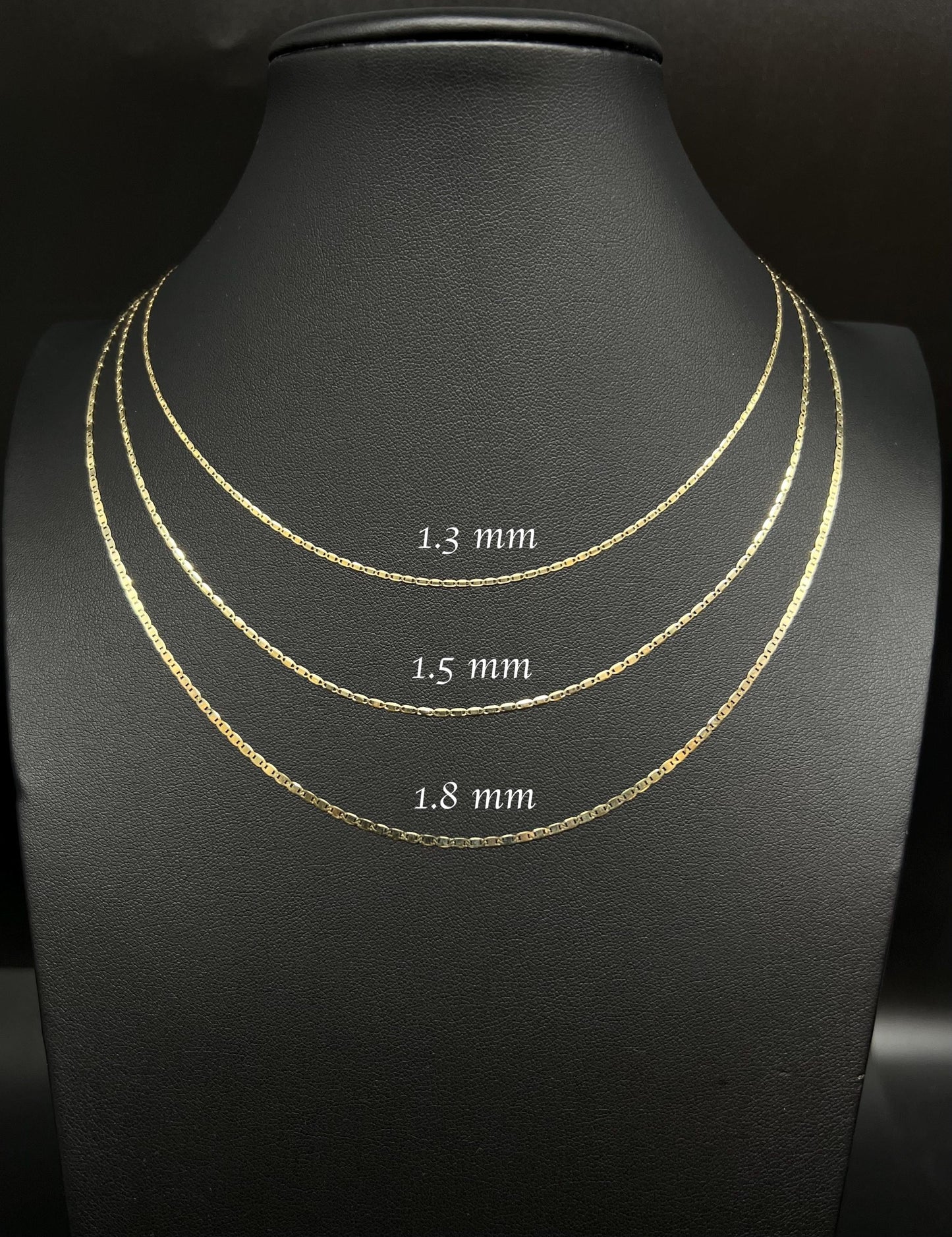 SOLID 10k Real Gold Mariner Anchor Link Chain Necklace, Solid 10K Yellow Gold, Woman Chain, Gold Chain Necklace, 10k Solid Valentino Chain