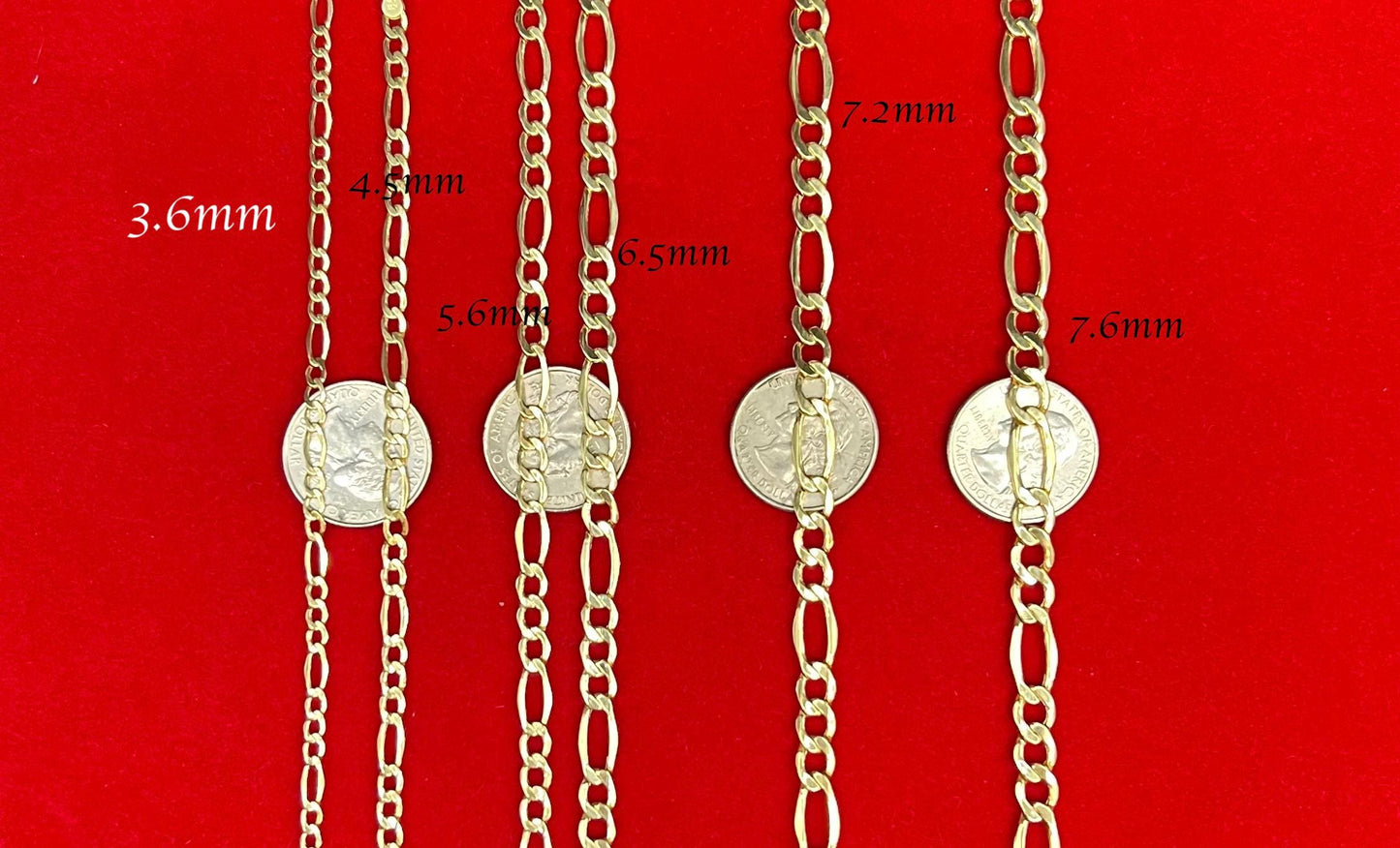 14K Gold Figaro Chain Bracelet,14k Real Gold Figaro Bracelet, 14k Real Gold Bracelet, Real 14k Gold Chain, Men and Women Bracelet