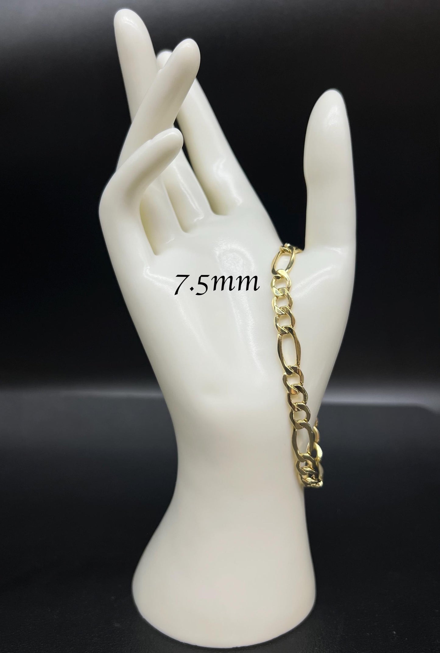 14K Gold Figaro Chain Bracelet,14k Real Gold Figaro Bracelet, 14k Real Gold Bracelet, Real 14k Gold Chain, Men and Women Bracelet