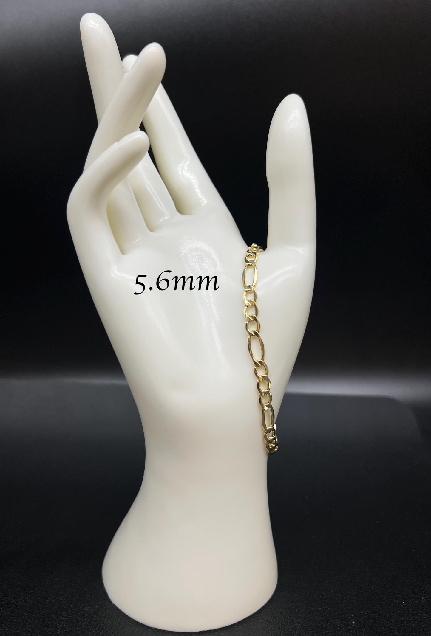 14K Gold Figaro Chain Bracelet,14k Real Gold Figaro Bracelet, 14k Real Gold Bracelet, Real 14k Gold Chain, Men and Women Bracelet