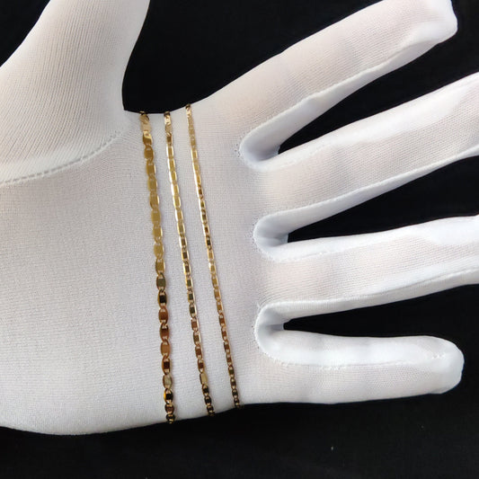 SOLID 10k Real Gold Mariner Anchor Link Chain Necklace, Solid 10K Yellow Gold, Woman Chain, Gold Chain Necklace, 10k Solid Valentino Chain