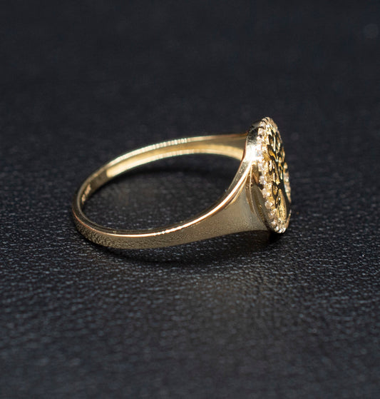 14k Real Solid Yellow Gold Tree of Life Ring, 14k Solid Gold Women Ring, Gold Ring for Women, Tree of Life Ring, Gift, Gold Ring