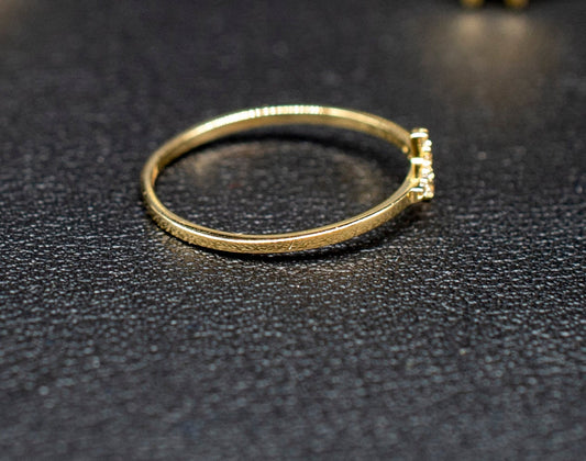 10k Real Solid Yellow Gold Cross Ring, 10k Solid Gold Women Ring, Cross Gemstone Gold Ring for Women, Gift, Gold Ring, Minimalist ring