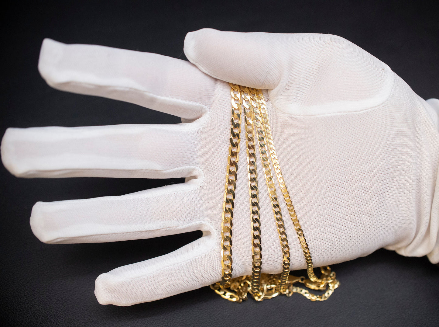 10K Real SOLID Gold Cuban Curb Link Chain, 3mm-5.2mm SOLID Cuban Curb Chain,10K  SOLID Gold Chain Necklace Man and Woman,10K Heavy Chain