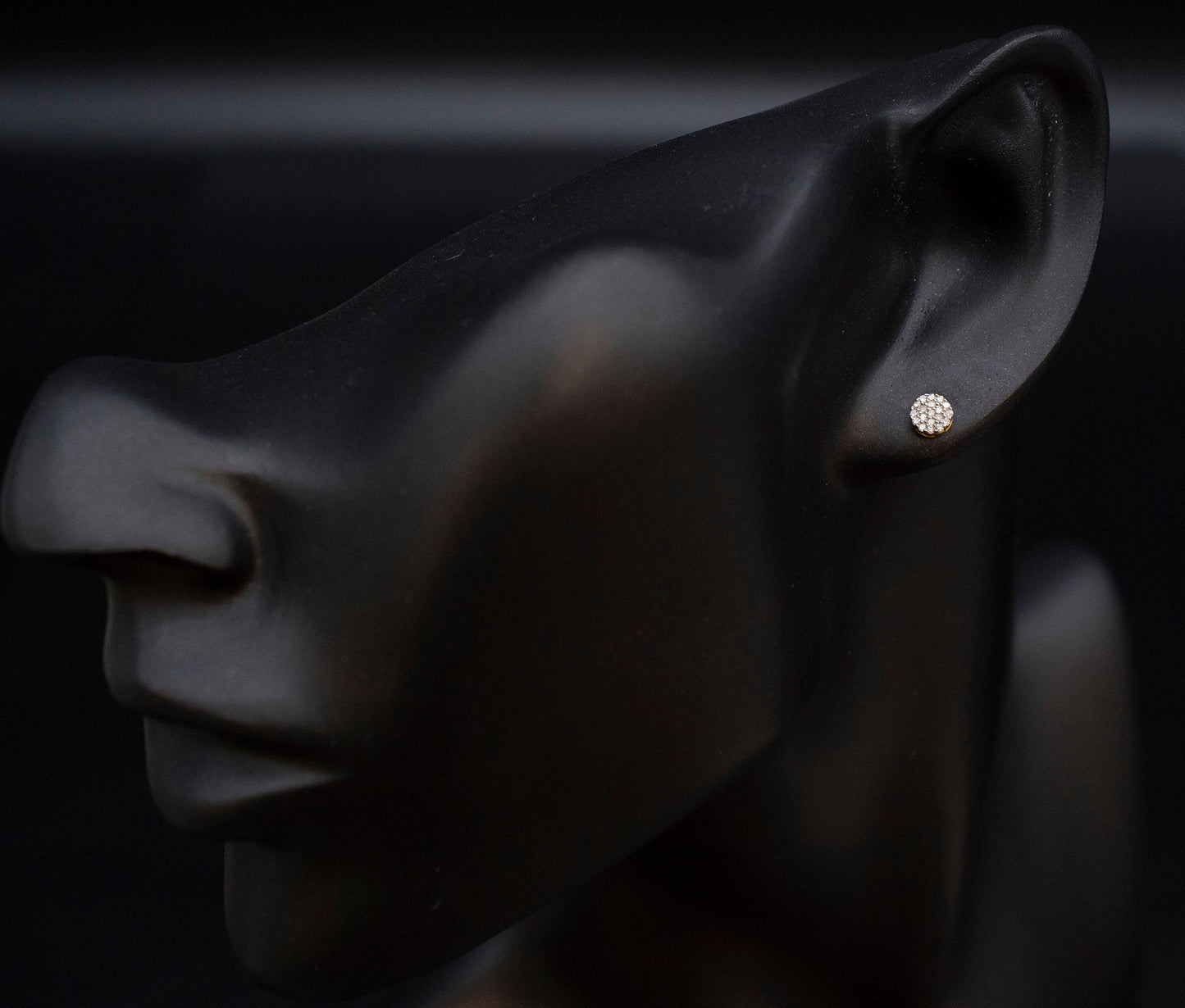 Real Diamond Round Earrings, 14K Gold Diamond Earring , 14K Solid Gold Round Diamond Earring ,Christmas Special , Diamond Women Earring