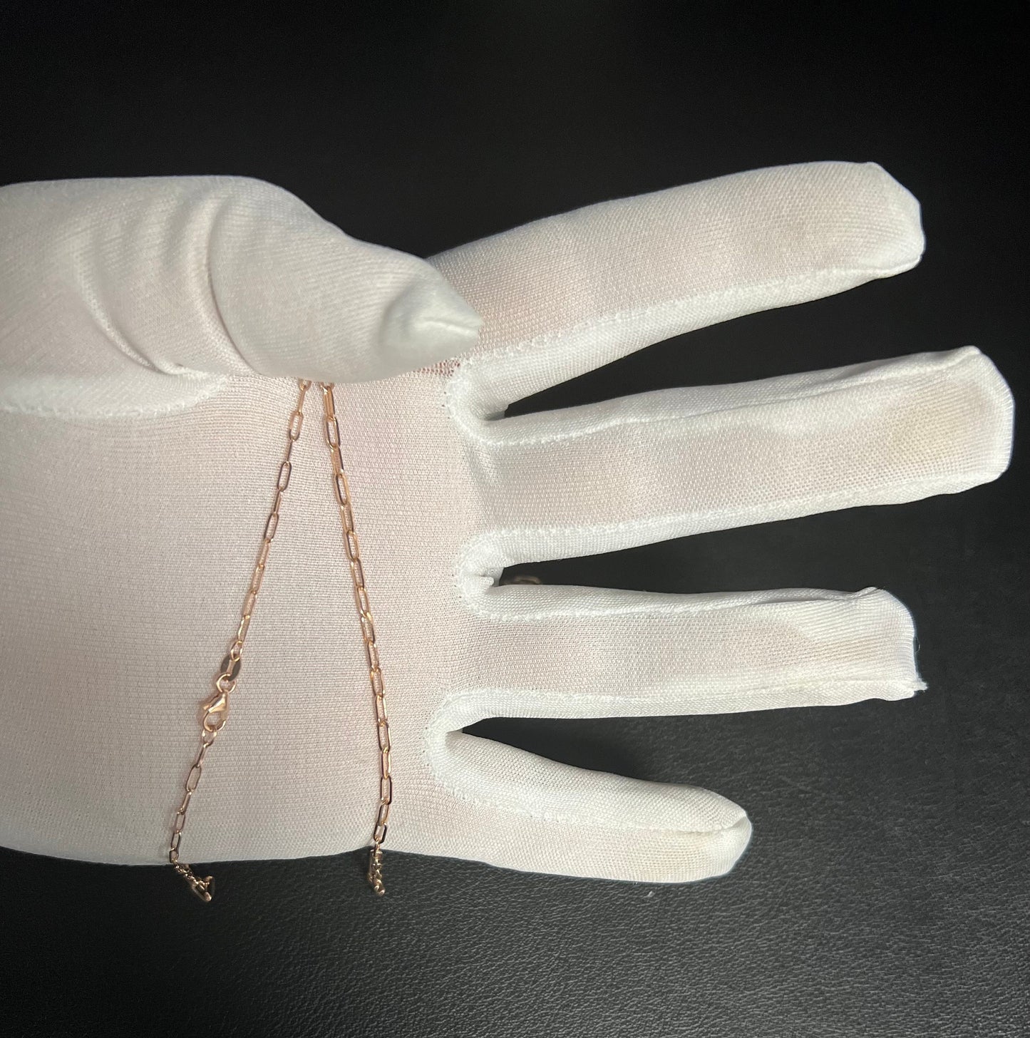 Solid 14k Rose Gold Italian Paperclip Chain Necklace 1.5mm and 2mm  Women, 14k Italian Style Paperclip ,14k Rose Gold Paperclips