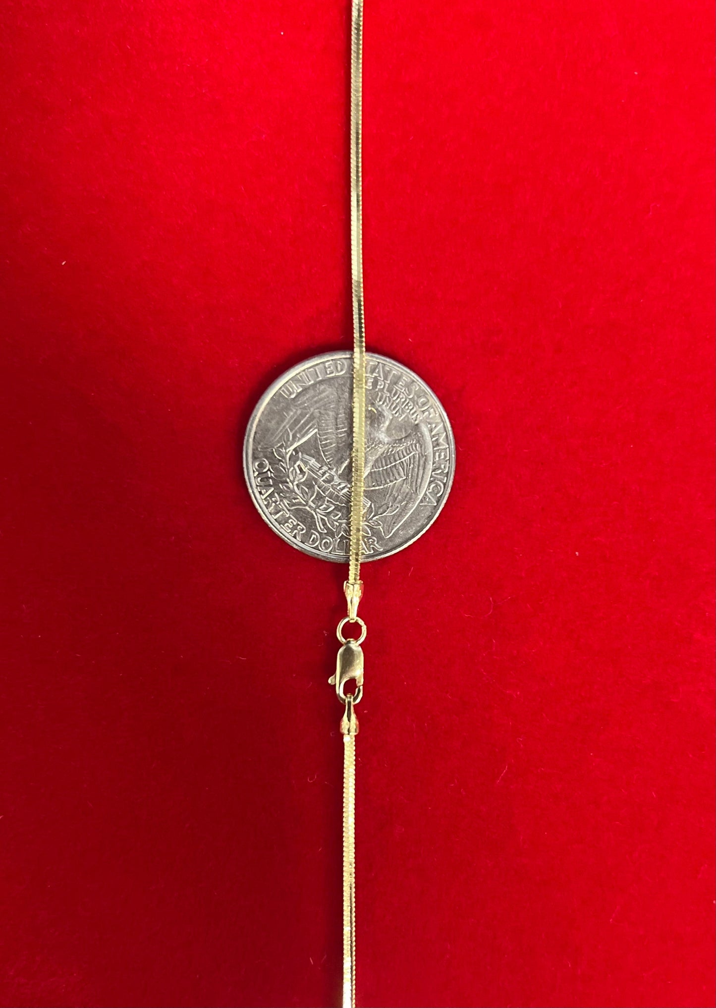 10K SOLID Gold Snake Chain, 10k Real Gold 1.5mm Heavy Box Chain, 10k Gold Herringbone Chain, 1OK Solid Gold Square Snake Pendant Chain