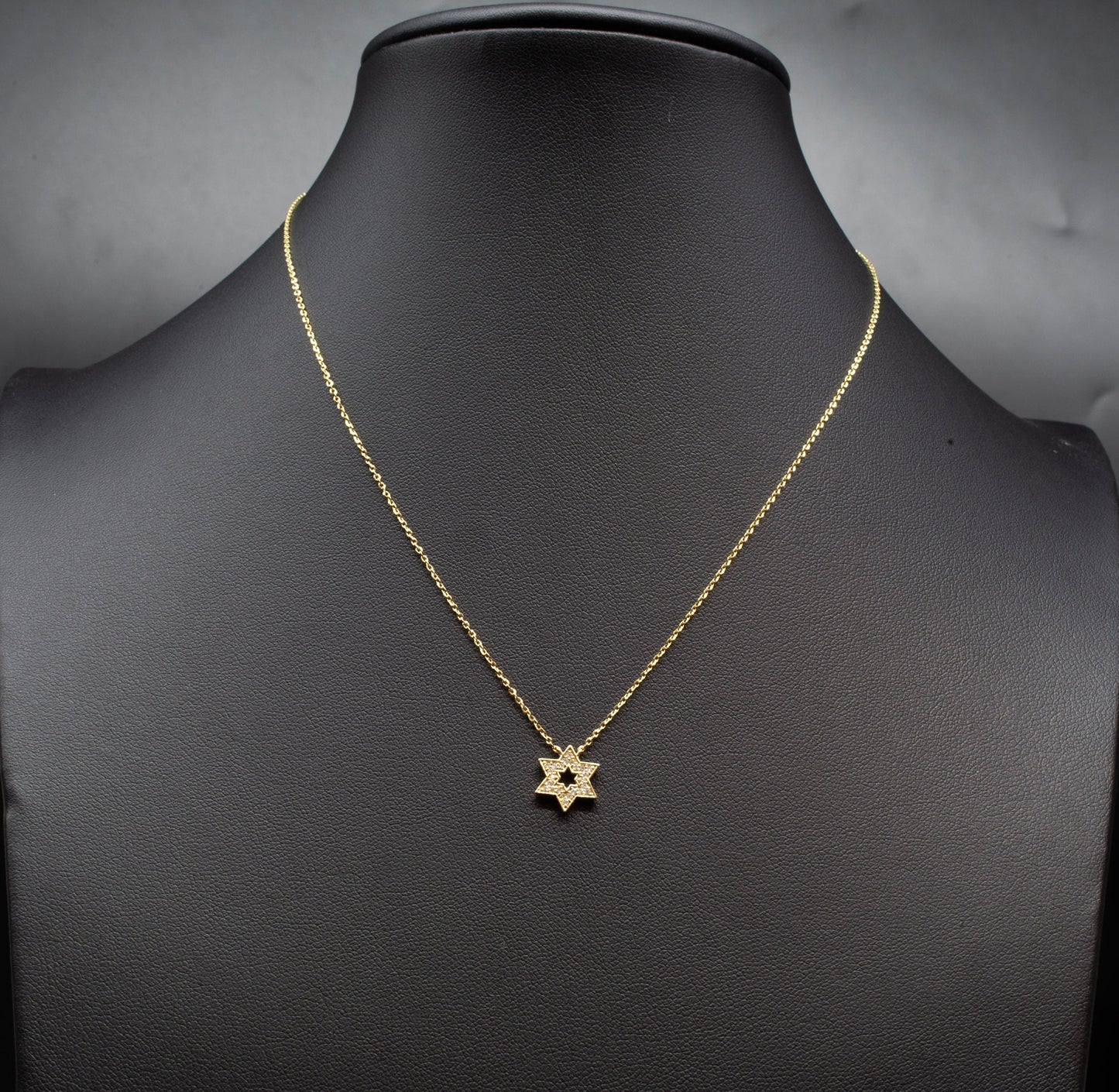 Real Natural Diamond Star Necklace, 14K Gold Diamond Necklace , 14K Solid Gold Star Necklace Chain, 14k Real Diamond Dainty Women Necklace