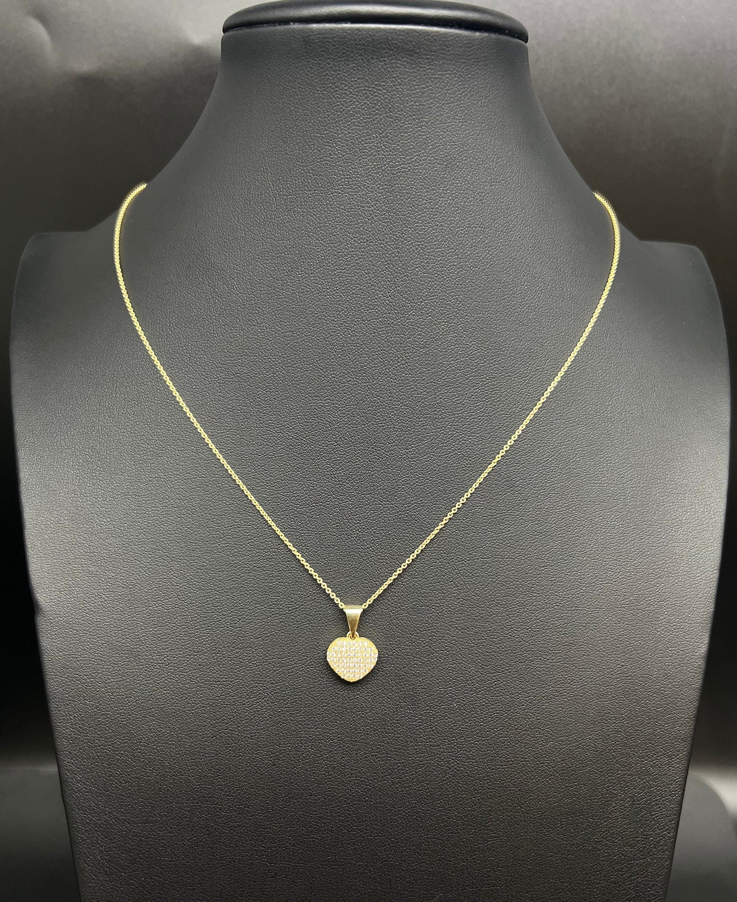 14k Real Gold Heart Pendants Necklace, with 14k Solid Gold 1mm Cable  Chain, 14k Solid Gold Heart Pendant, 14k Solid Gold Heart Necklace