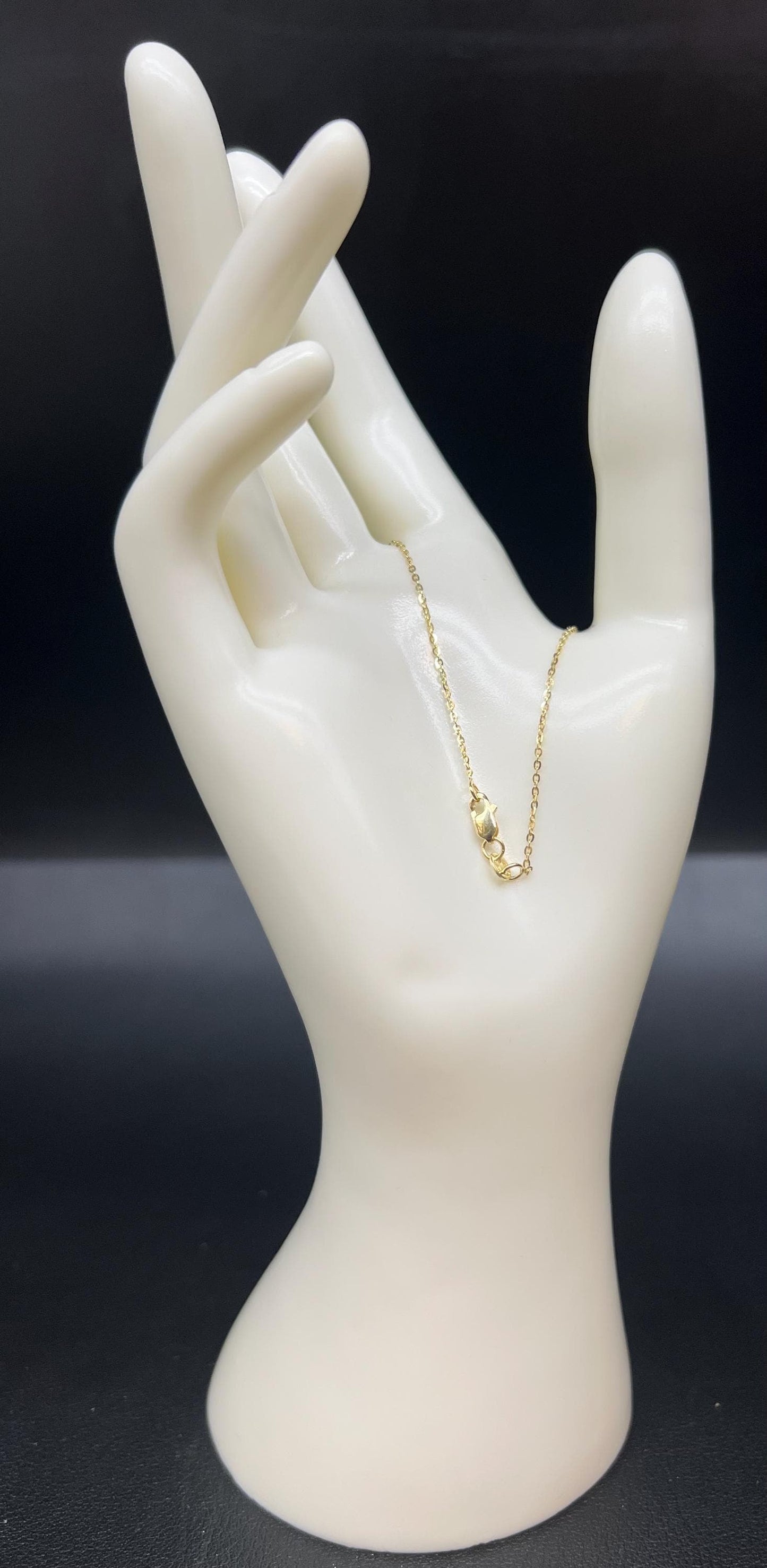 14K Solid Gold Flower Necklace, Real Gold Flower Pendant Necklace, Dainty Gold Necklace for Women, Minimalist Floral Jewelry