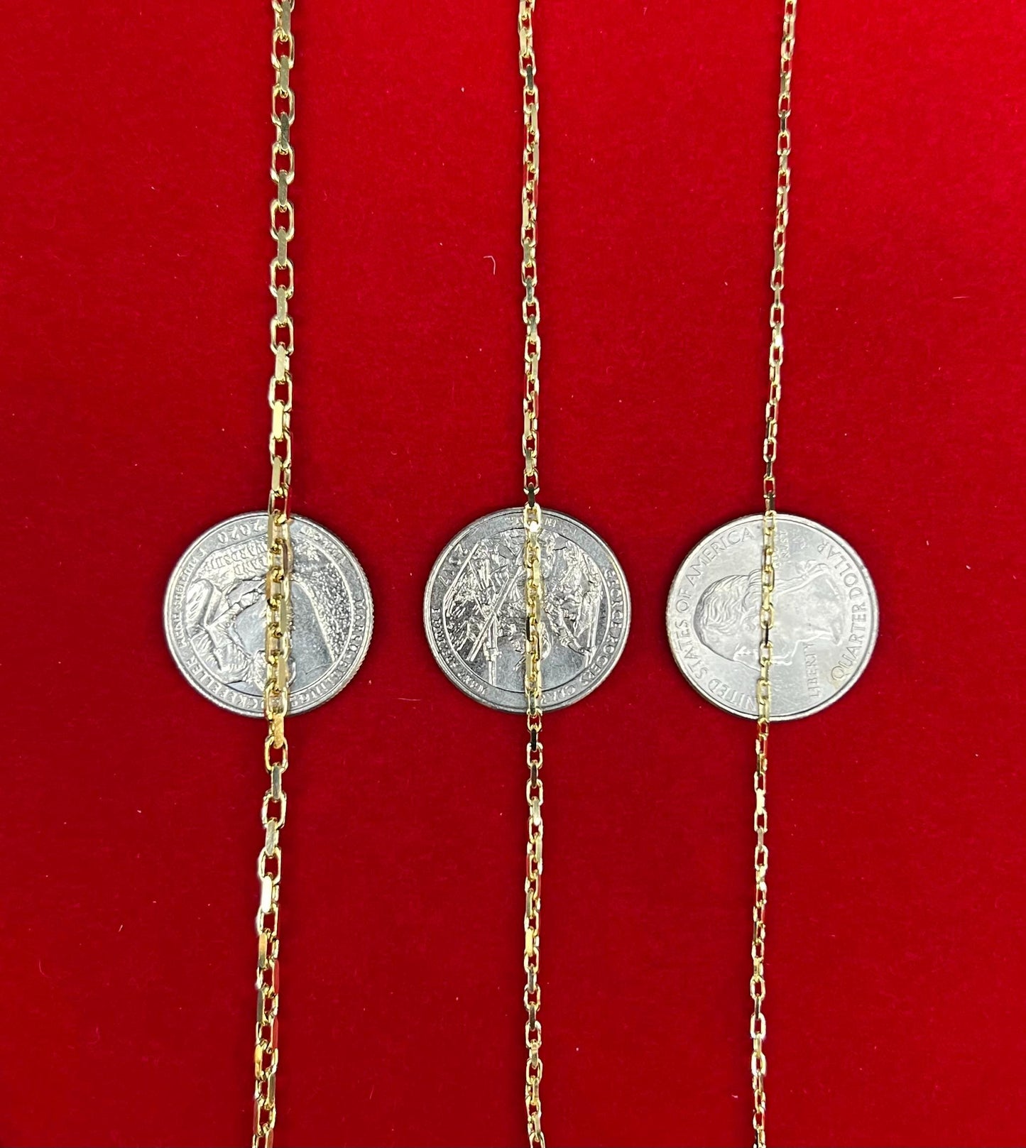 14k SOLID Gold French Cable Chain, 1.3mm-2.6mm Women Necklace, 14k French Cable Chain,  14k Yellow Gold Box Chain, 14k Square Cable Chain