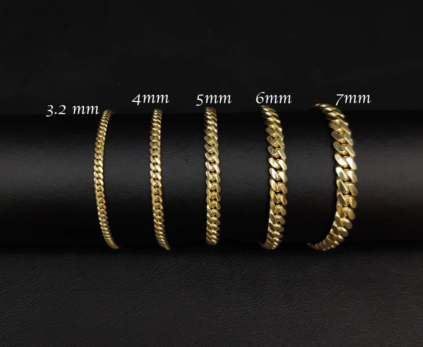 10k Real SOLID Gold Miami Cuban Chain Bracelet, Real Solid Gold Miami Cuban Bracelet, SOLID 10k Gold Bracelet, 10k Gold Miami Cuban Bracelet
