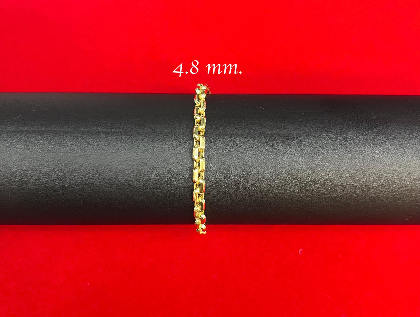 10K Gold Box Chain Bracelet, 10K Gold Bracelet,Women and Men, 10k Gold chain,Real Gold 10k Round Box chain Bracelet, 10k Rolo Chain Bracelet