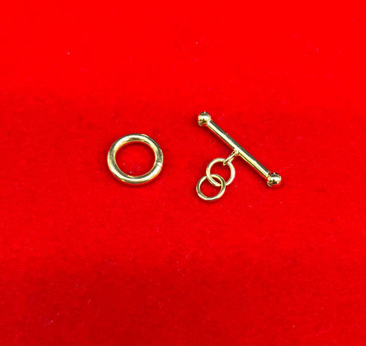 14K Real Solid Gold Toggle Clasp, 14k Solid Gold Toggle, 14k Real Gold Toggle Clasp
